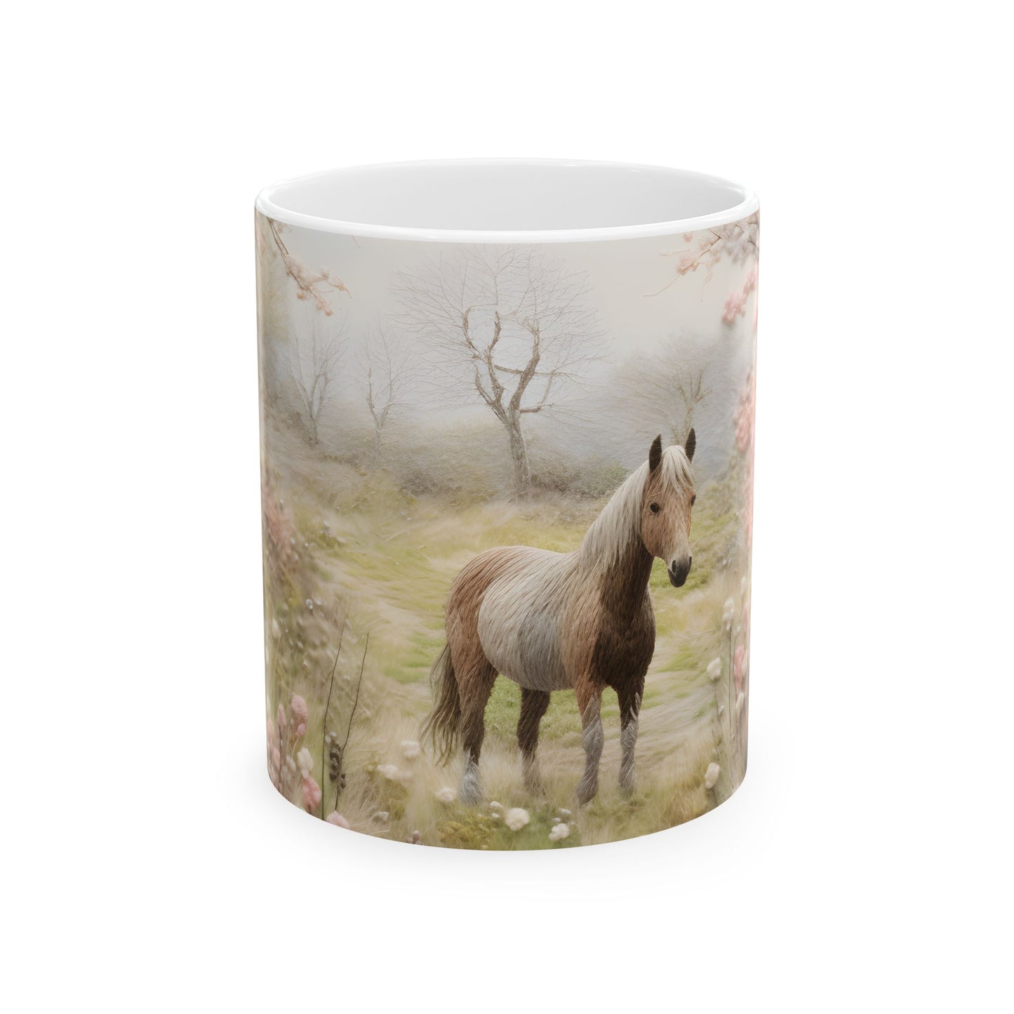 Artistic Mug - Felted Hourse 5
