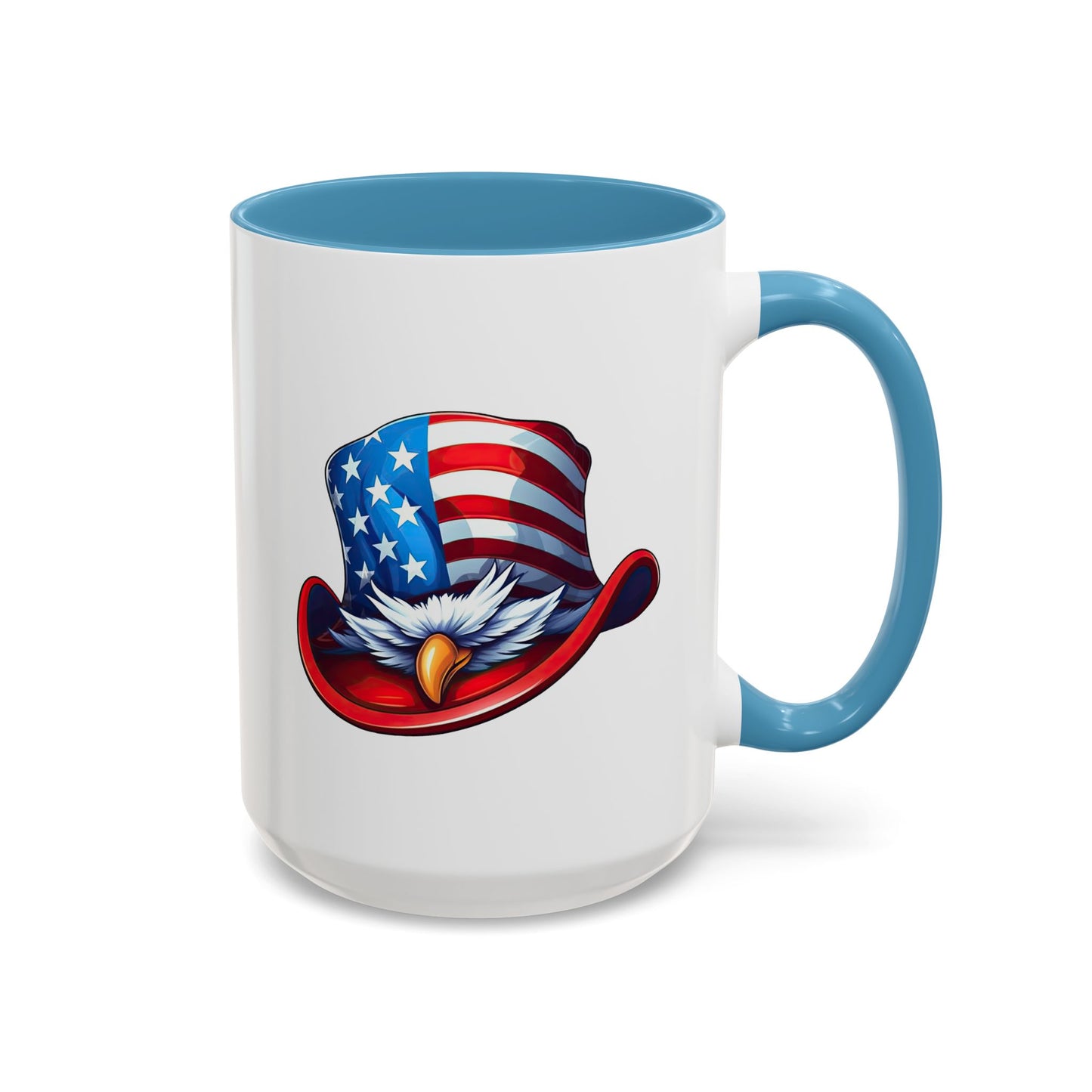 4th of July Mug - Bald Eagle American Hat