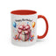 Birthday Mug - Happy Birthday Pink Ribbon Present