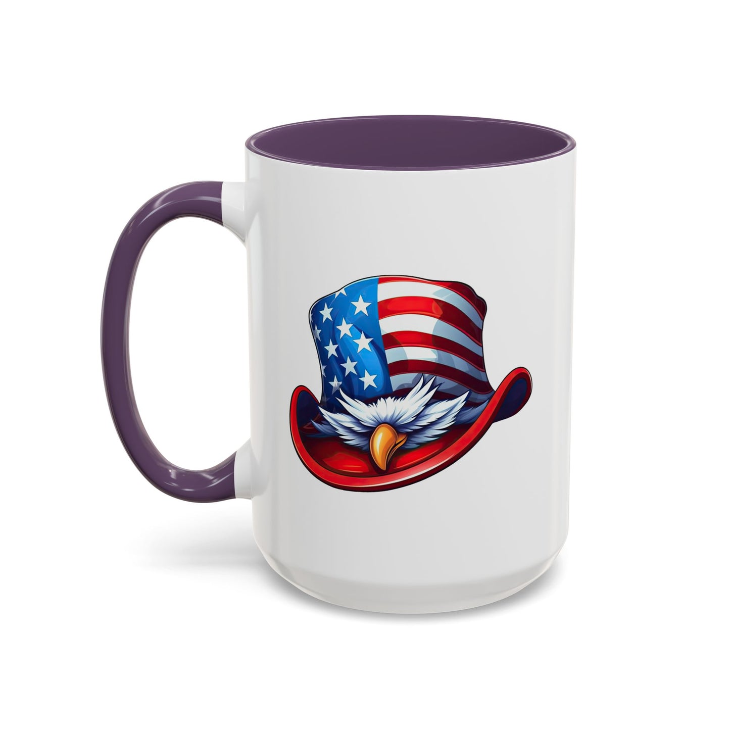 4th of July Mug - Bald Eagle American Hat