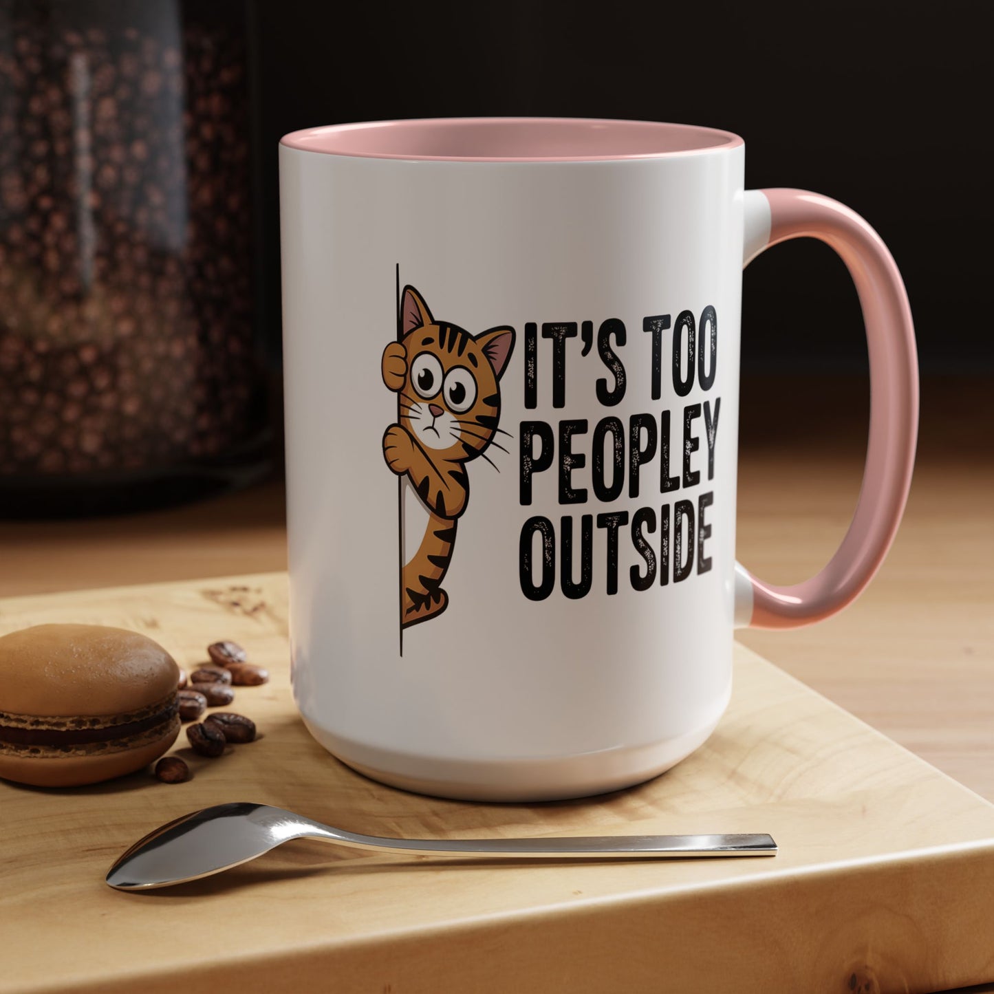 Animal Mug - It's Too Peopley Outside