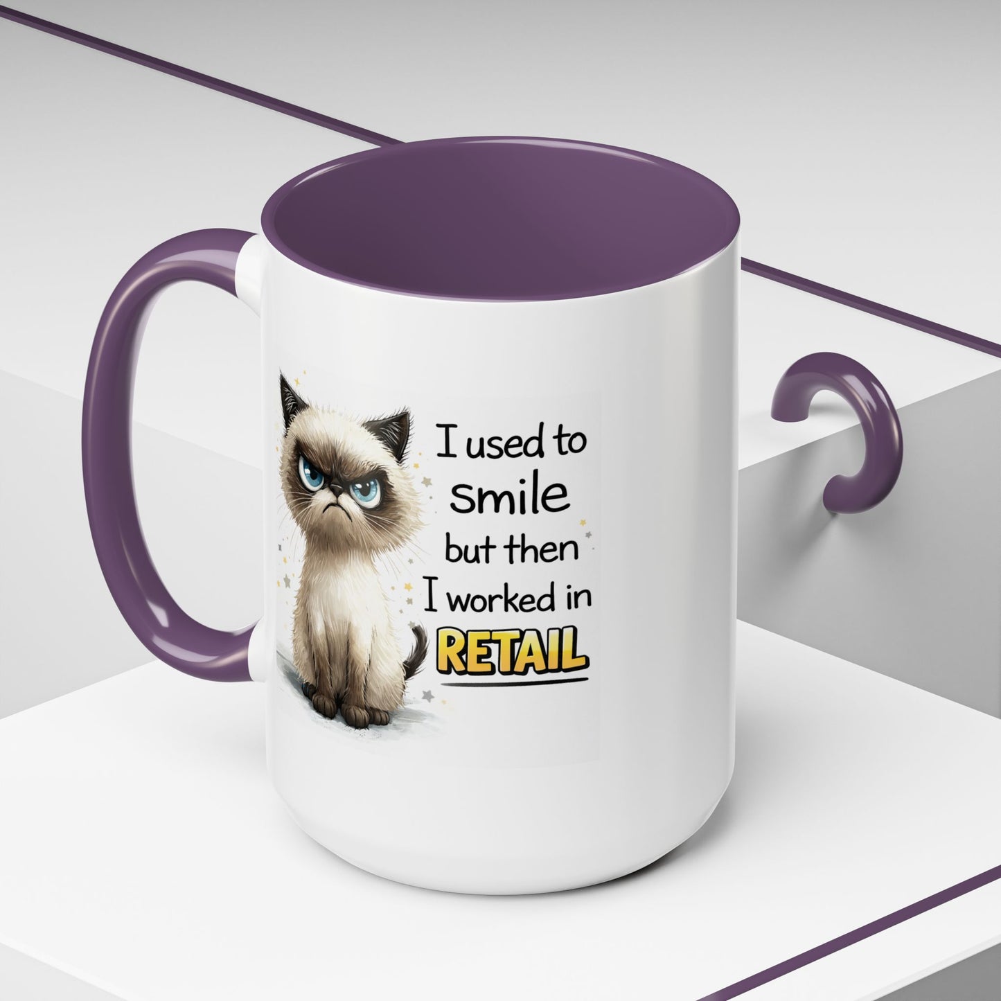 Humor Mug - I Used To Smile