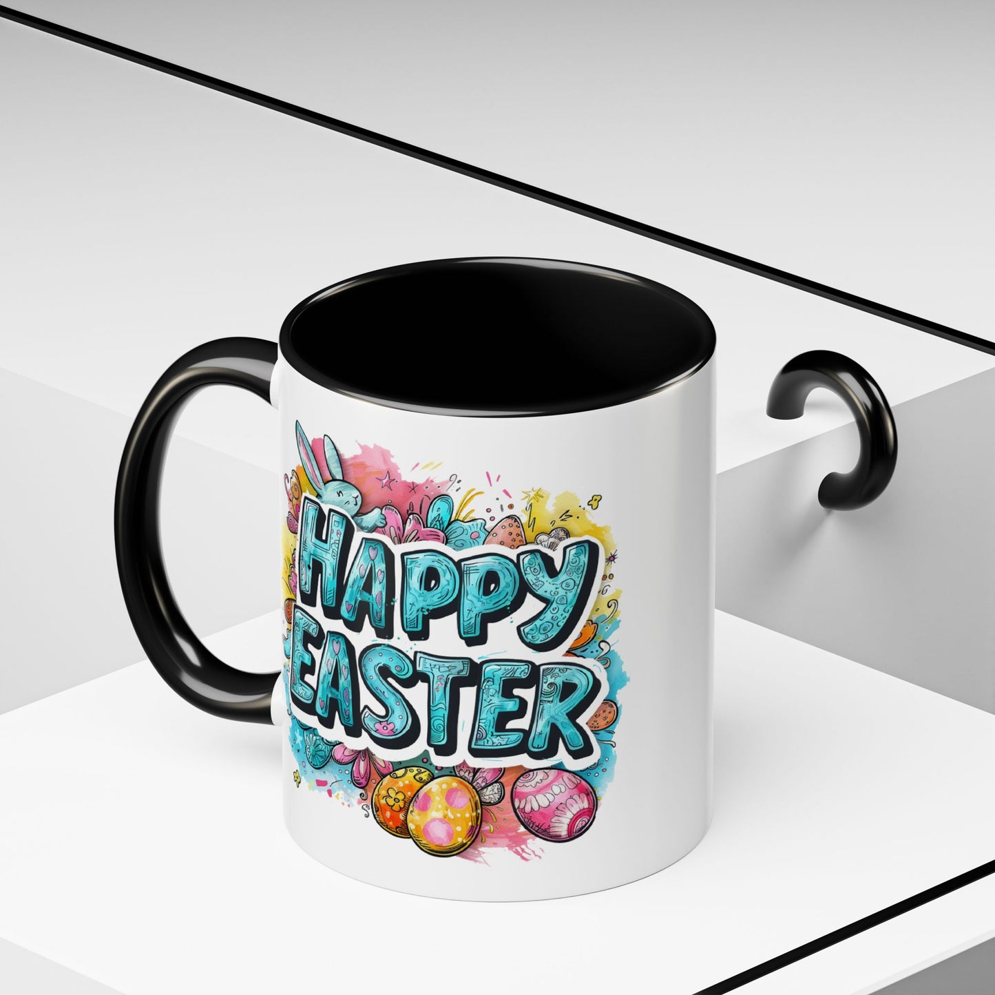 Easter Mug - Happy Easter Blue