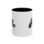Christmas Mug - Merry Christmas White Black & Grey Text