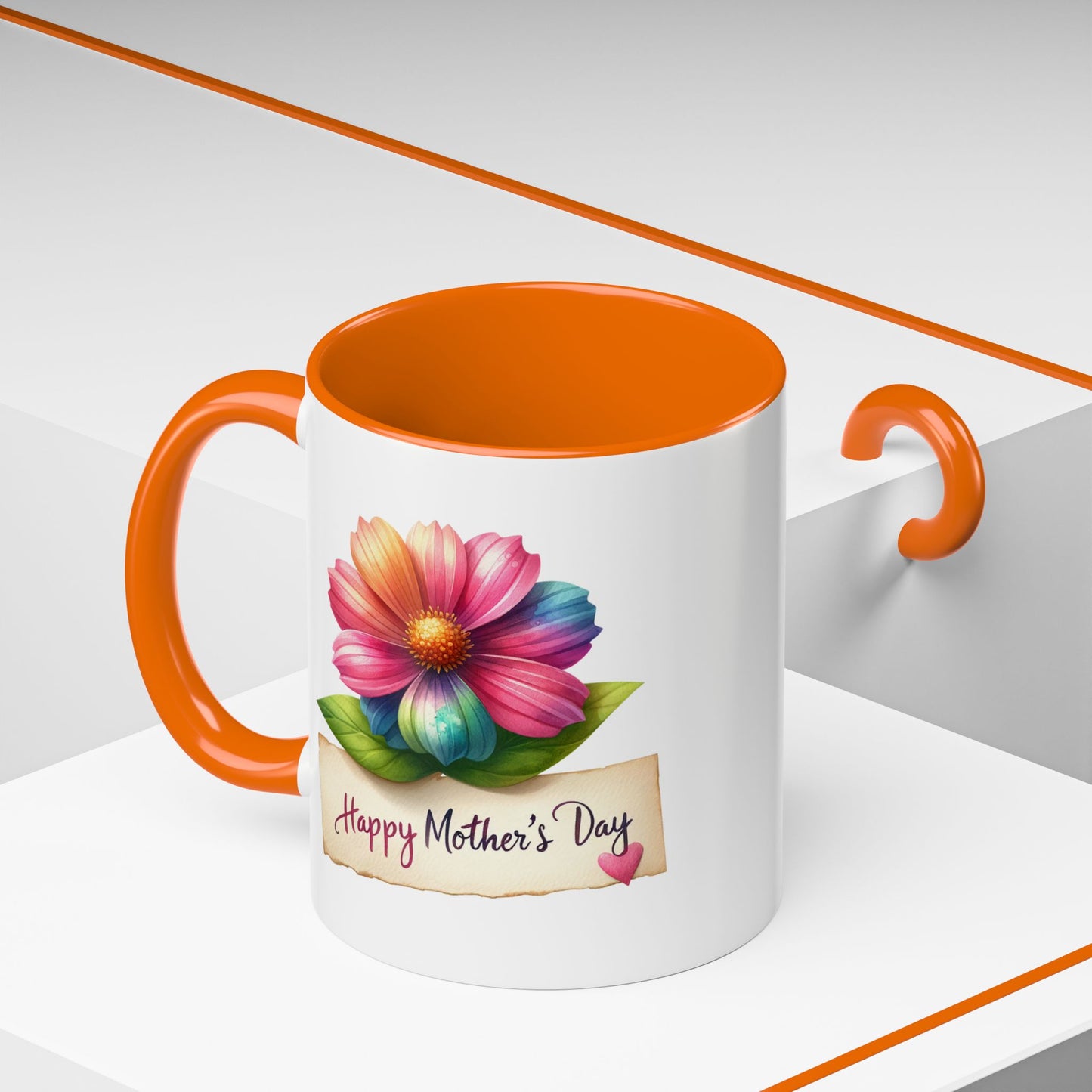 Mother's Day Mug - Happy Mother's Day Flower