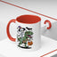 Halloween Mug - Skeleton Riding Dinosaur