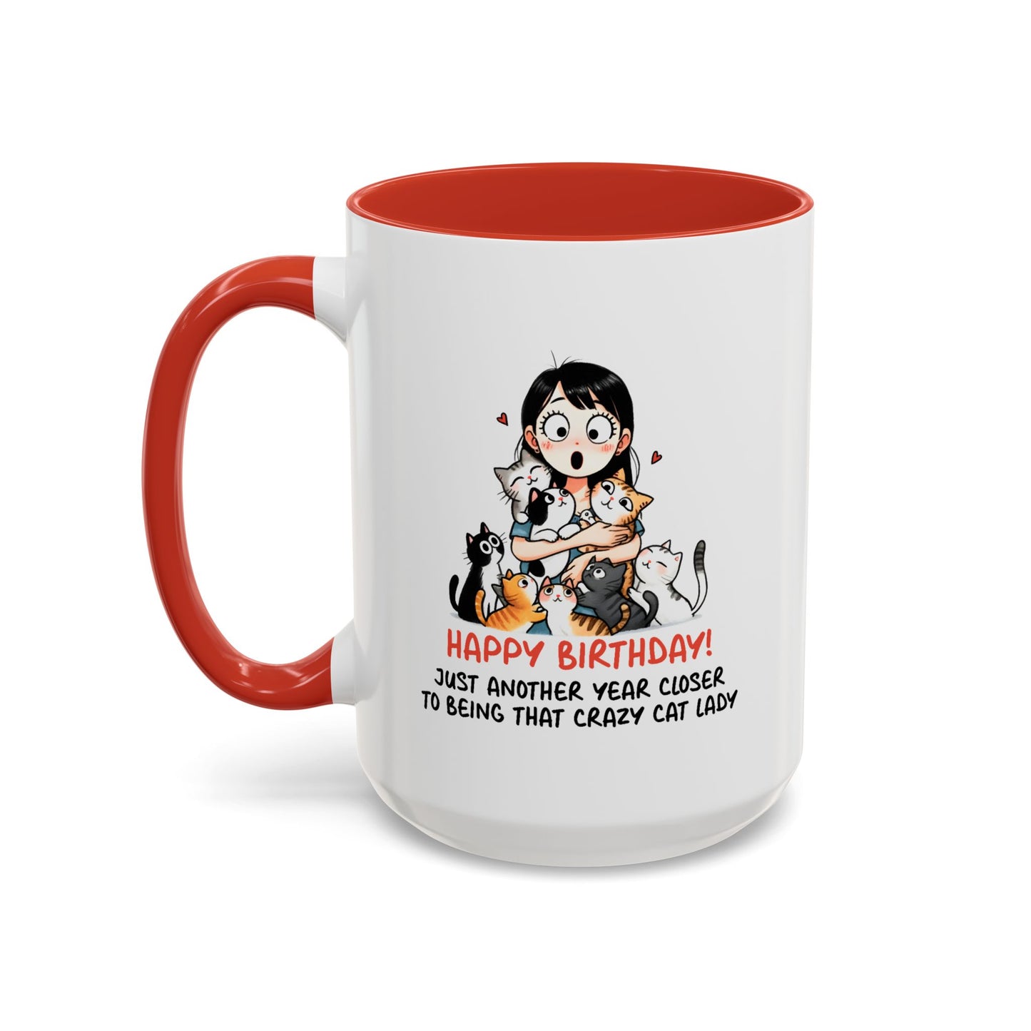 Birthday Mug - Crazy Cat Lady