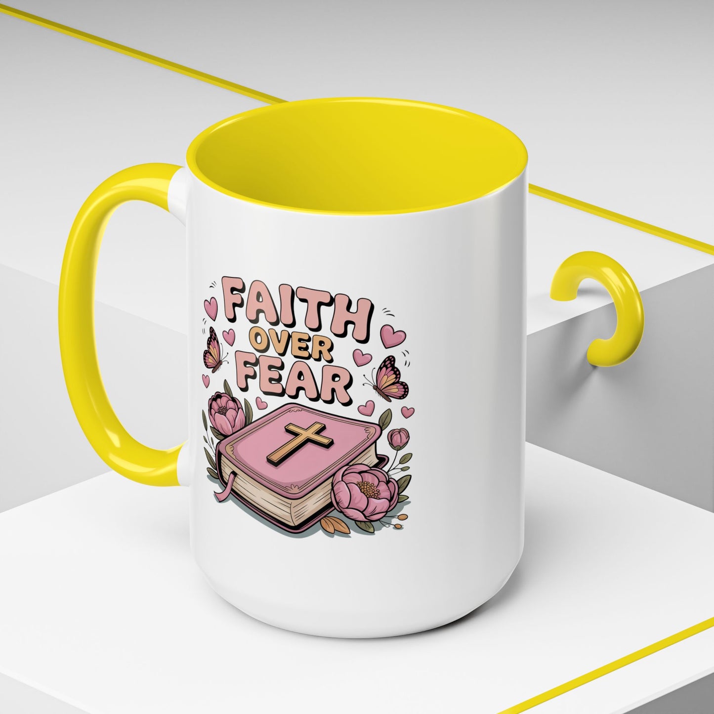 Religious Mug - Faith Over Fear