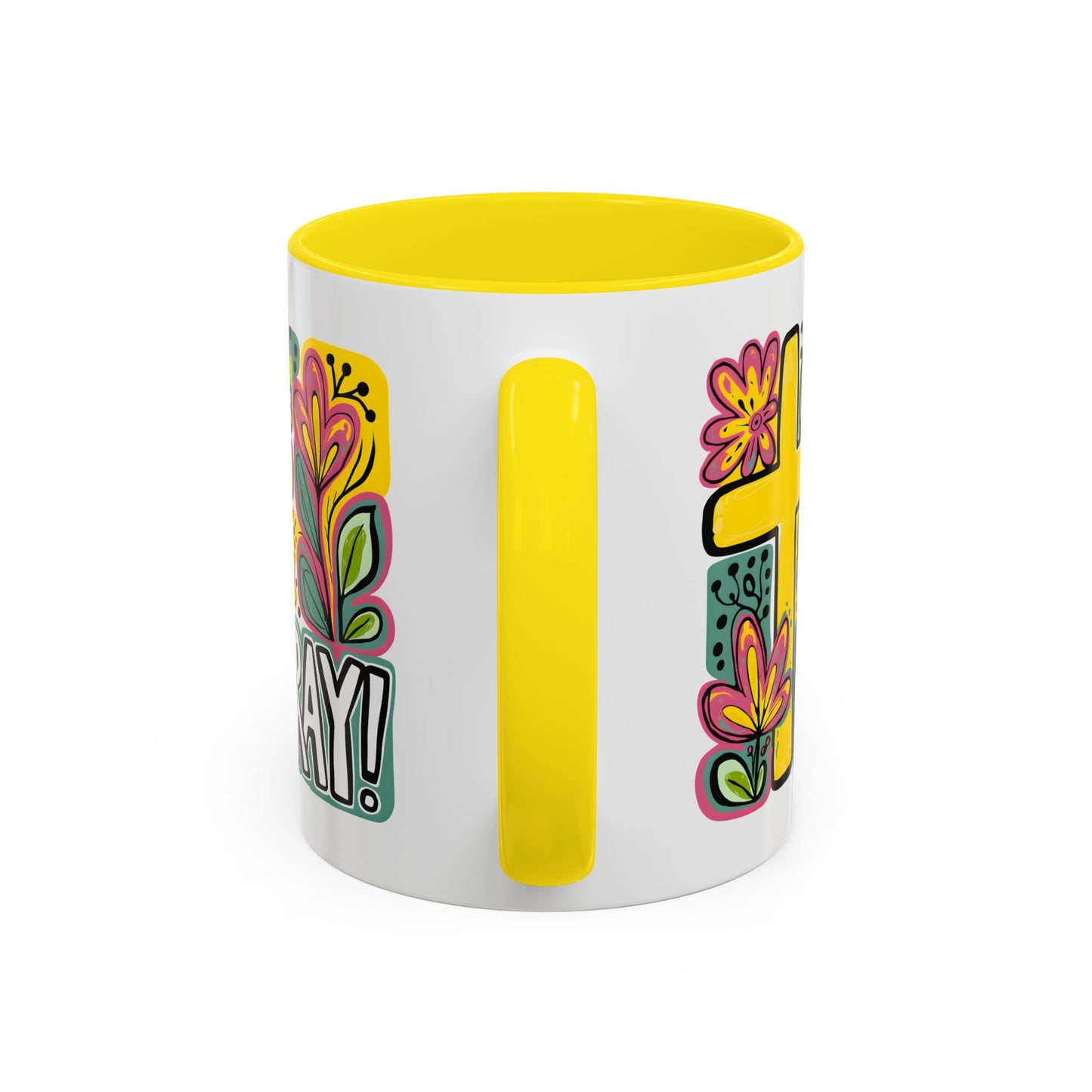 Religious Mug - Pray Cross