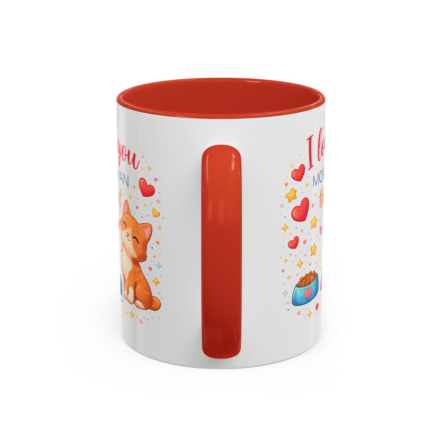 Anniversary Mug - I Love You More Than The Cat