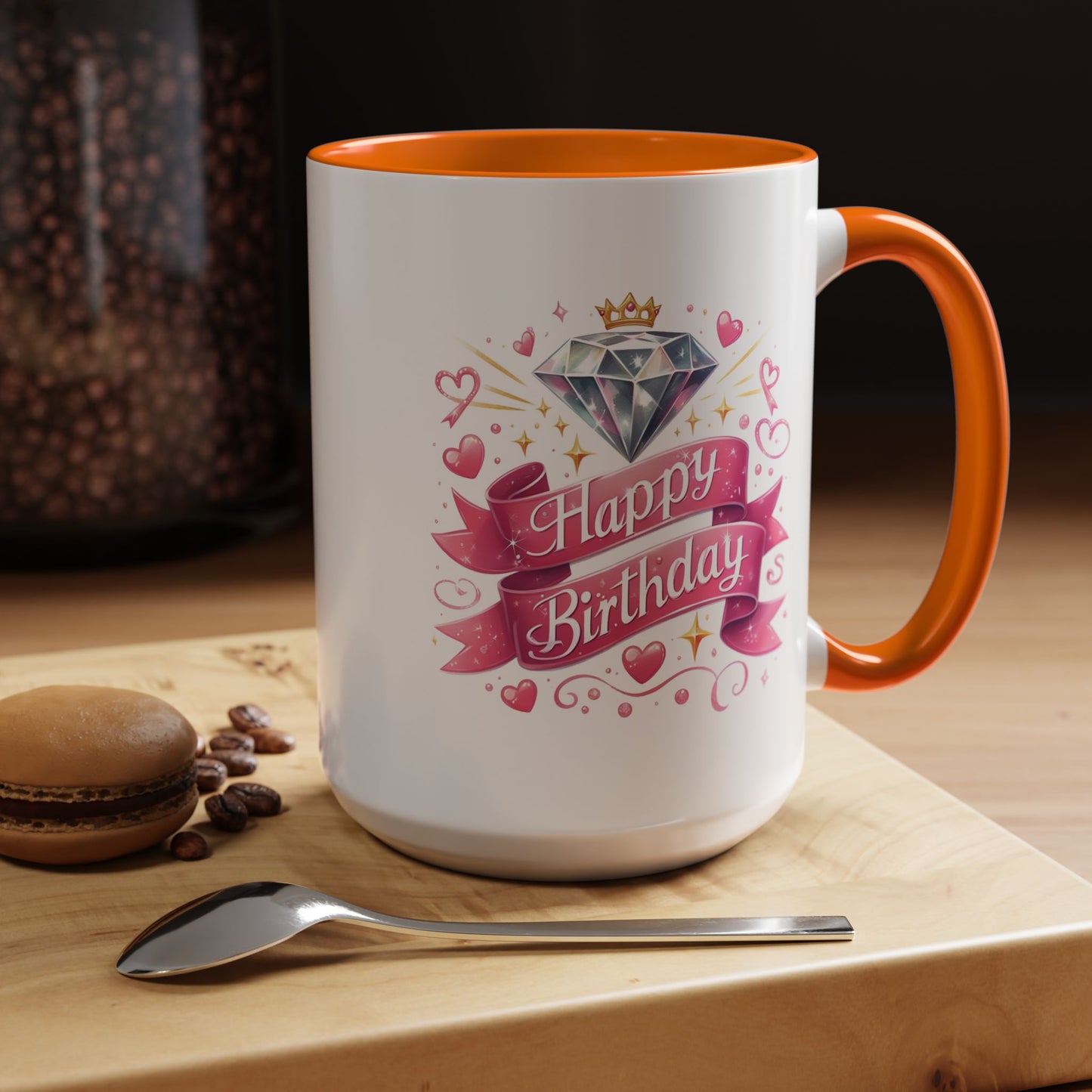 Birthday Mug - Diamond Crown