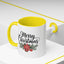 Christmas Mug - Merry Christmas Black Text Mistletoe