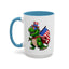 4th of July Mug - T Rex Dinosaur USA Flag