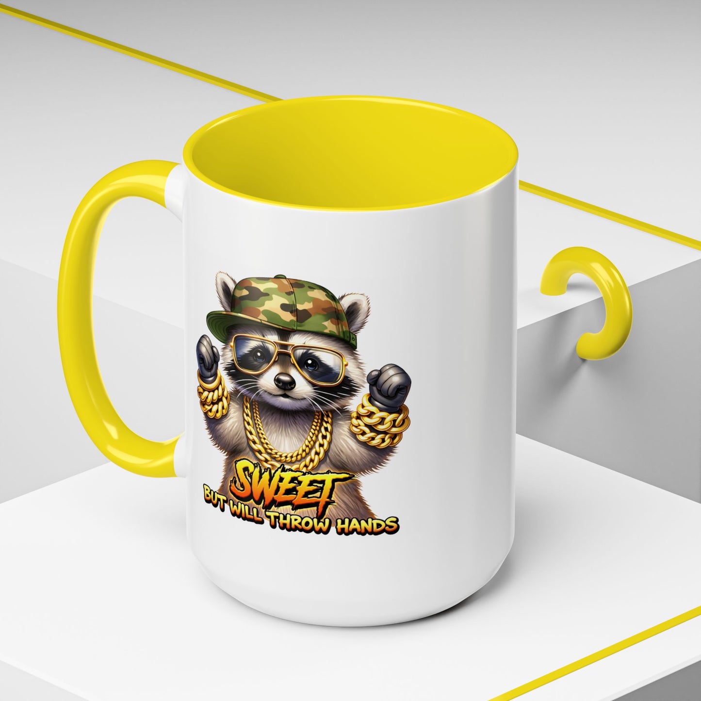 Humor Mug - Sweet But Will Throw Hands