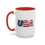 4th of July Mug - USA Flag