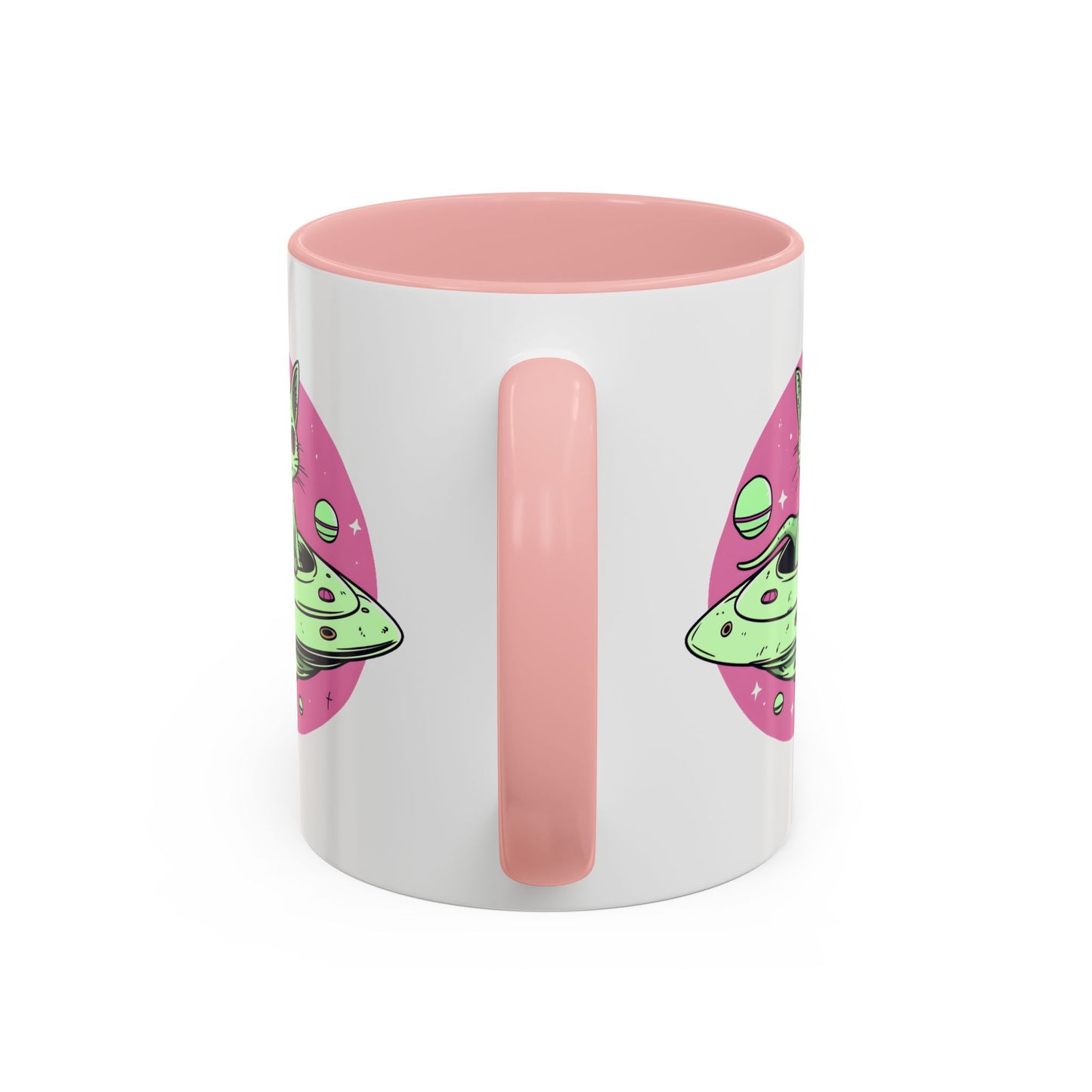 Alien Mug - Flying Saucer Cat