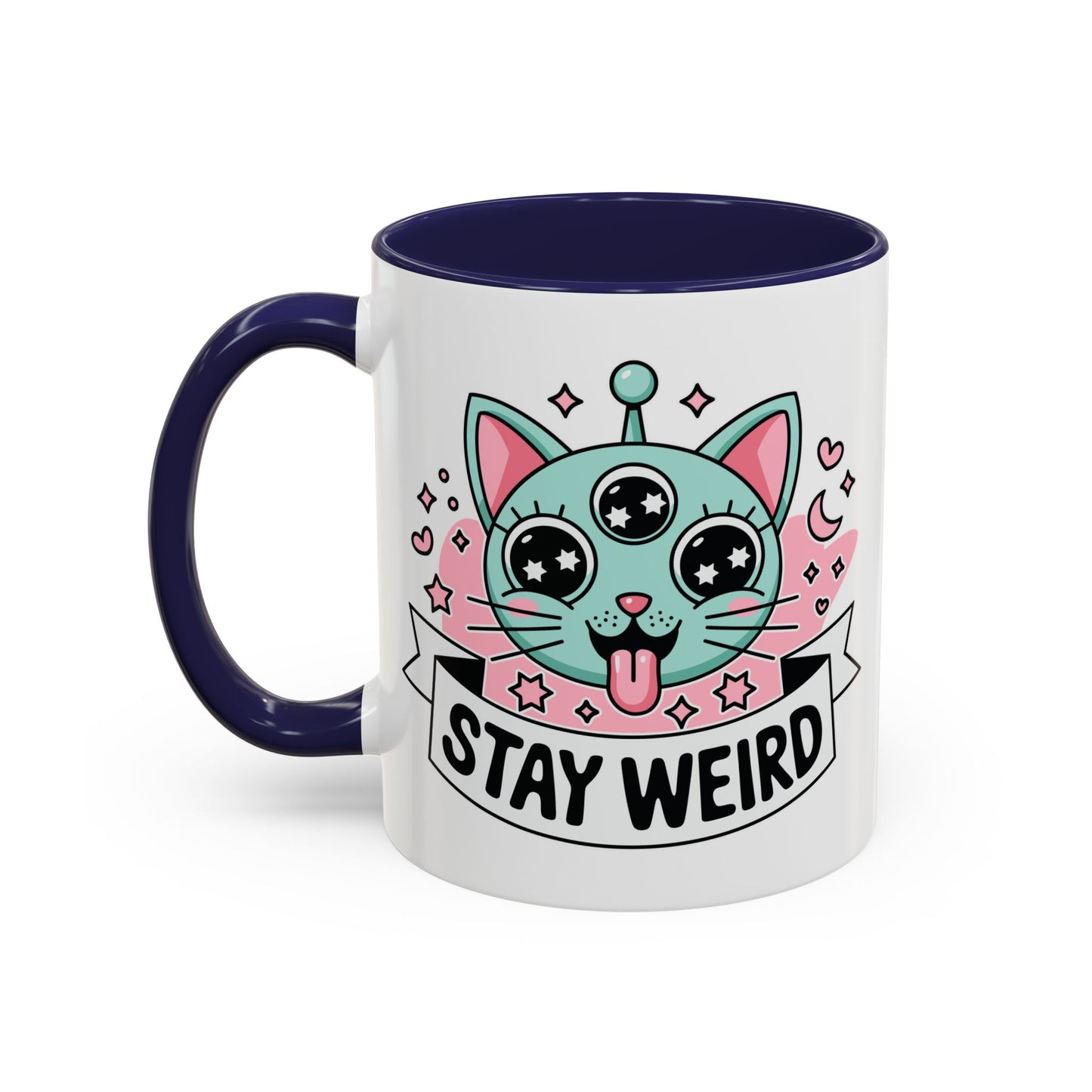 Alien Mug - Stay Weird Alien Cat