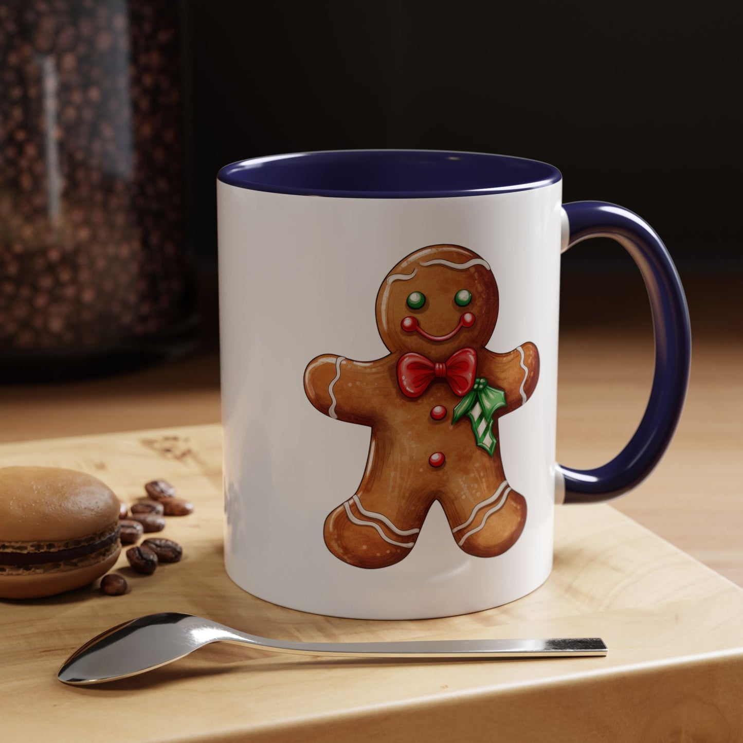 Christmas Mug - Smiling Gingerbread Man 2