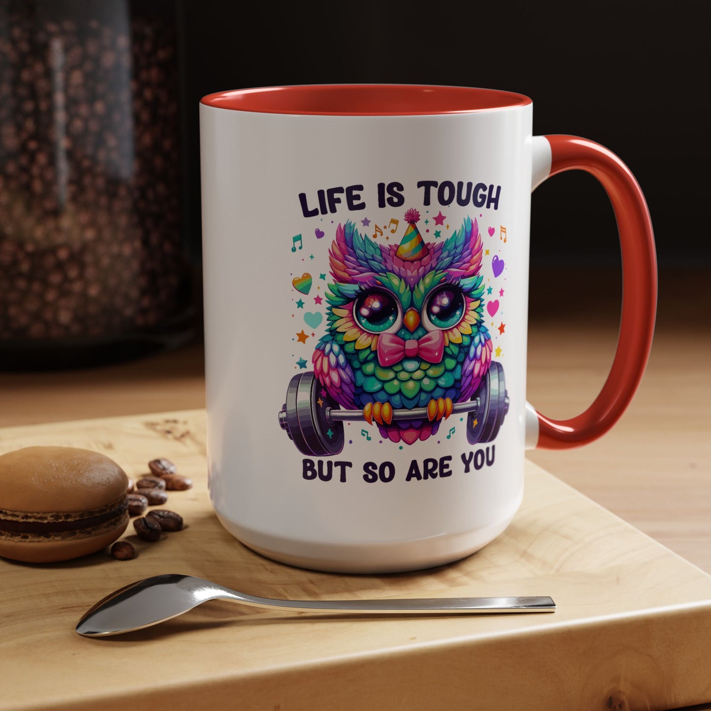 Wellness Mug - Life Is Tough Owl