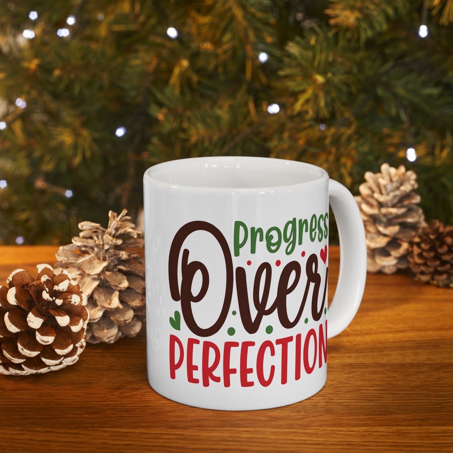 Motivation Mug - Progress Over Perfection