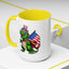 4th of July Mug - T Rex Dinosaur USA Flag