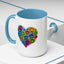 Animal Mug - Dog Paws Heart