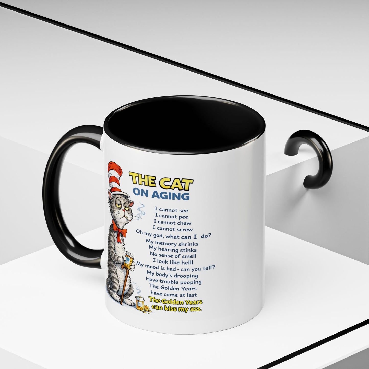 Humor Mug - The Cat Of Aging