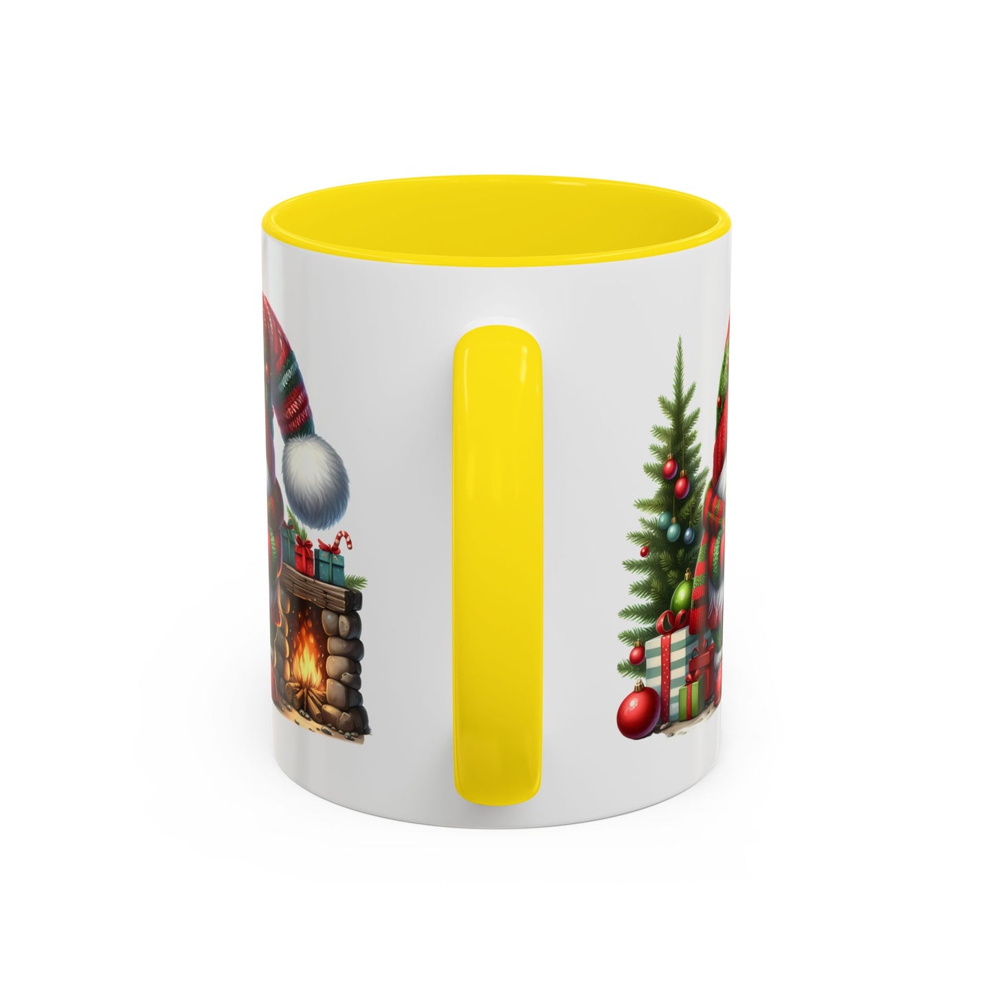 Christmas Mug - Gnome Fireplace