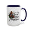 4th of July Mug - God Bless America Cross Flag