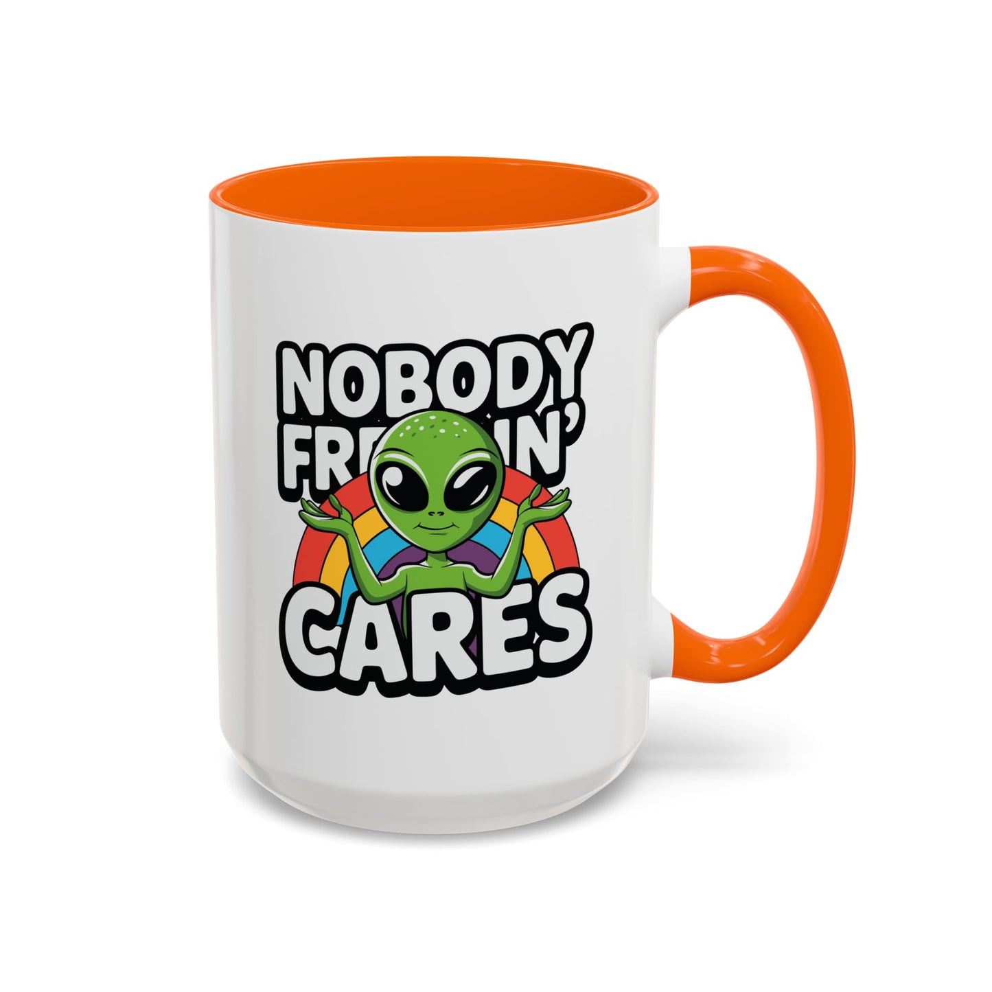 Alien Mug - Nobody Freakin Cares
