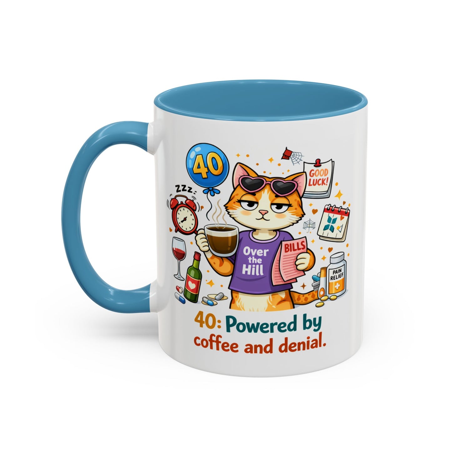 Birthday Mug - 40 Powered By