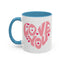 Valentine's Day Mug - Love You Heart Lettering