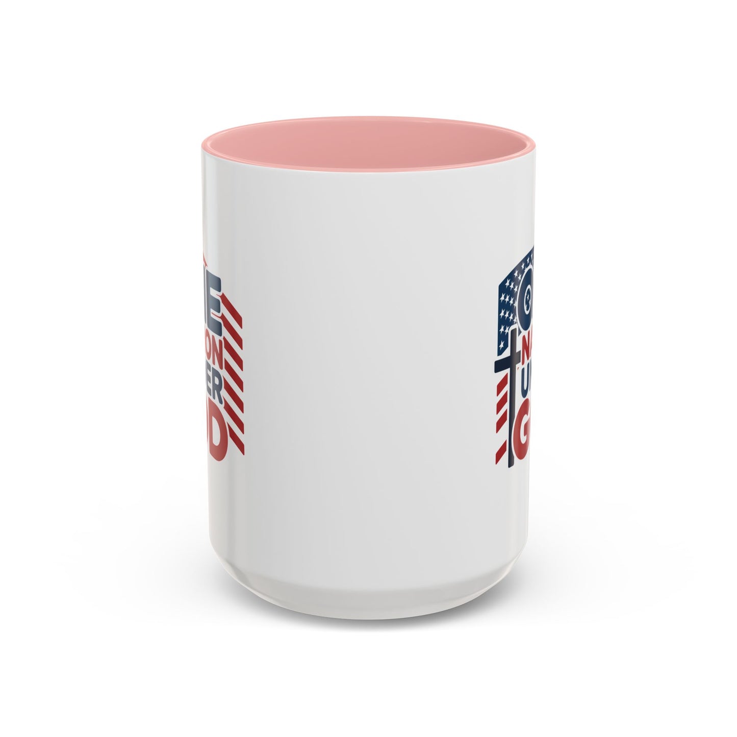 Religious Mug - One Nation Flag Cross
