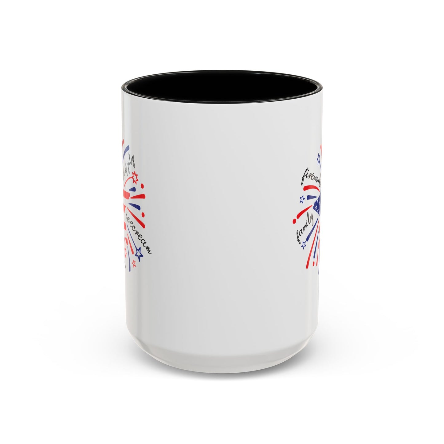 4th of July Mug - Star Flag Fireworks