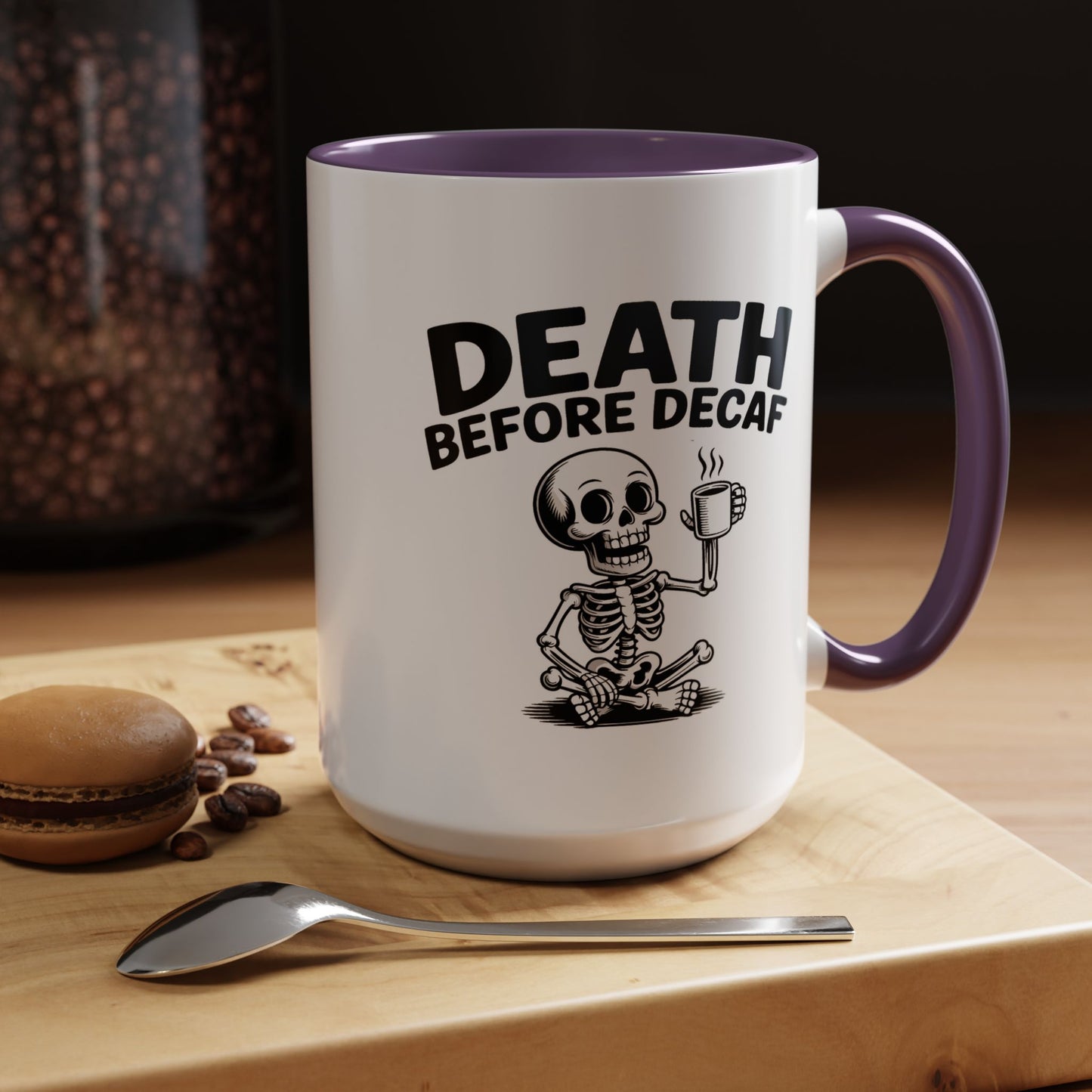 Humor Mug - Death Before Decaf
