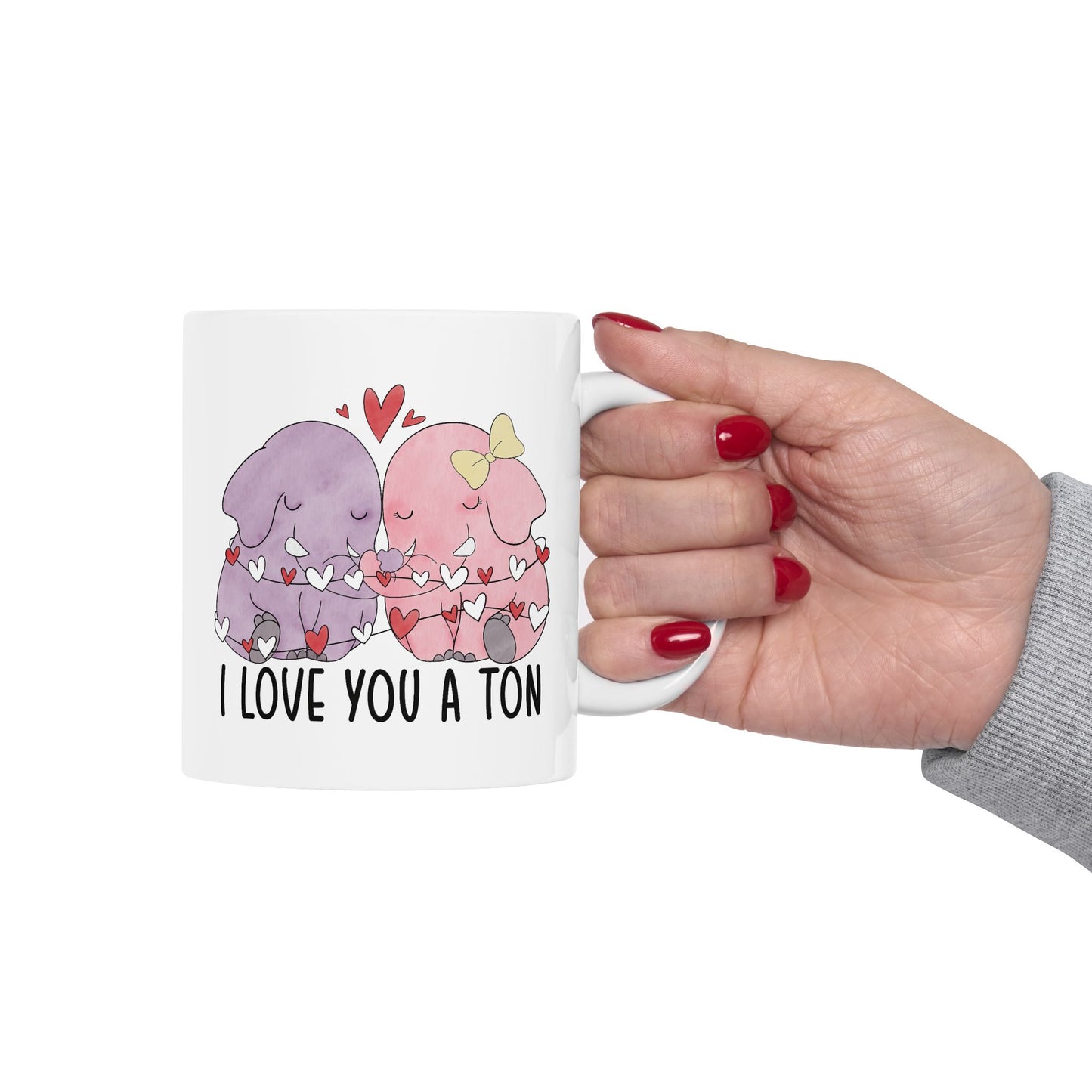 Anniversary Mug - I Love You a Ton