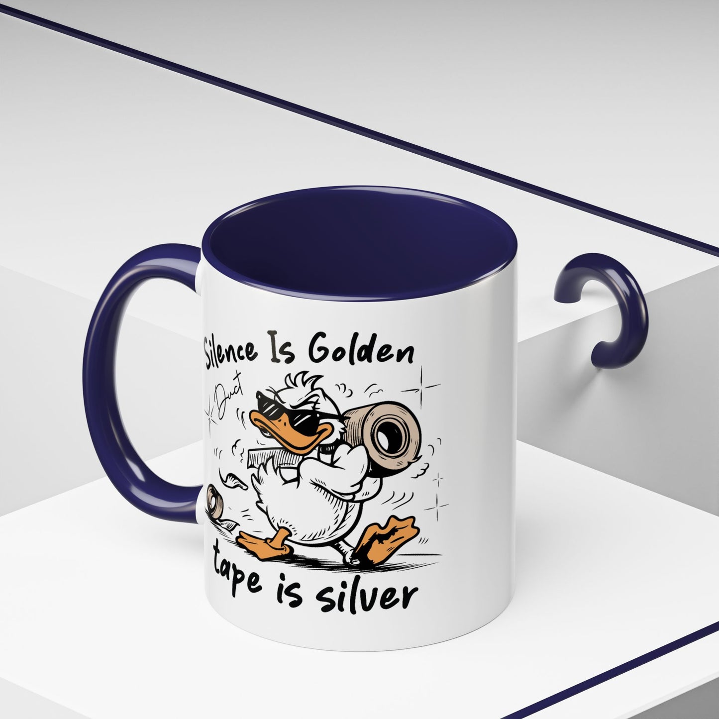 Humor Mug - Silence is Golden Duct Tape is Silver