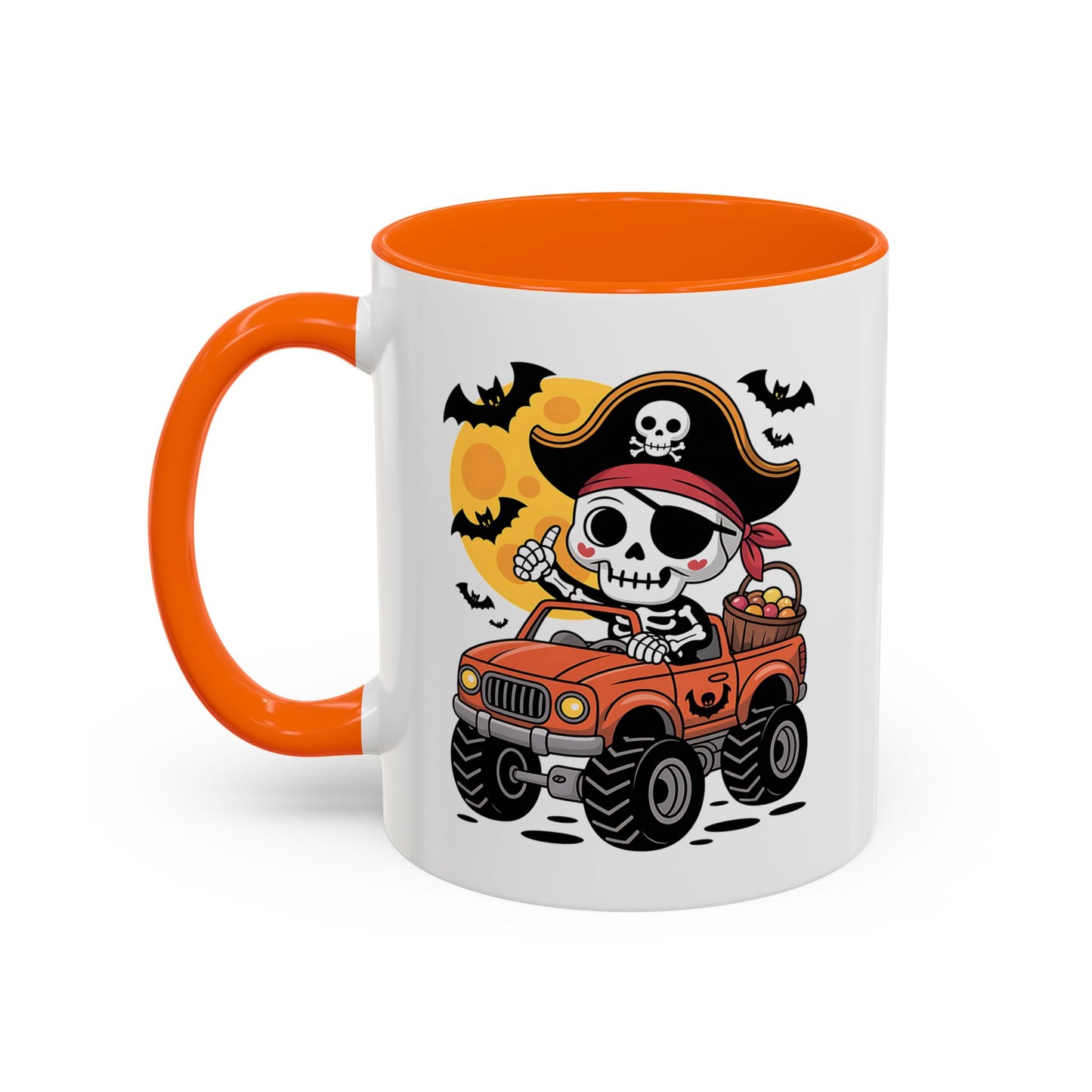 Halloween Mug - Driving Skeleton Pirate