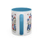 4th of July Mug - Floral America Patriotic