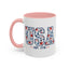 4th of July Mug - USA EST 1776 Floral