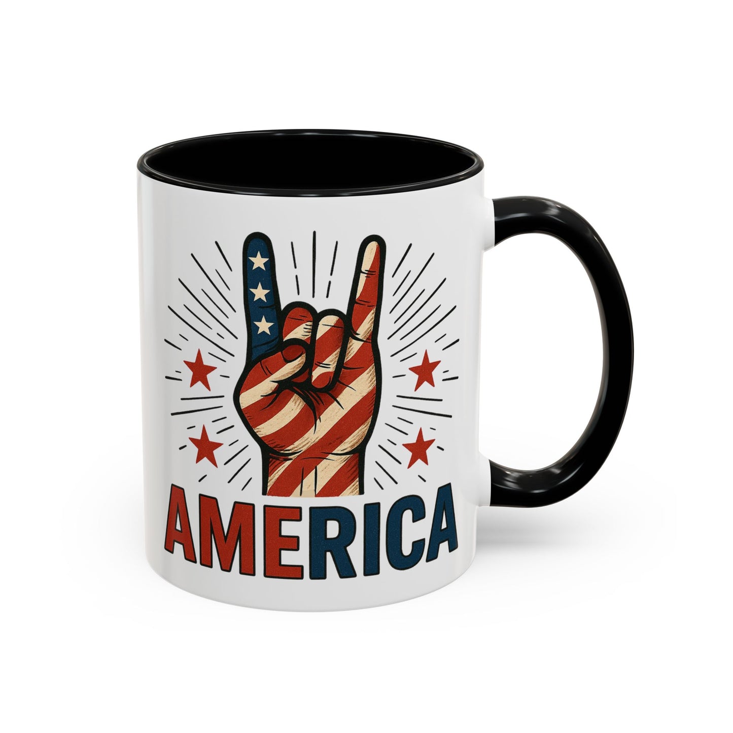 4th of July Mug - America Rock On
