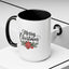 Christmas Mug - Merry Christmas Black Text Mistletoe