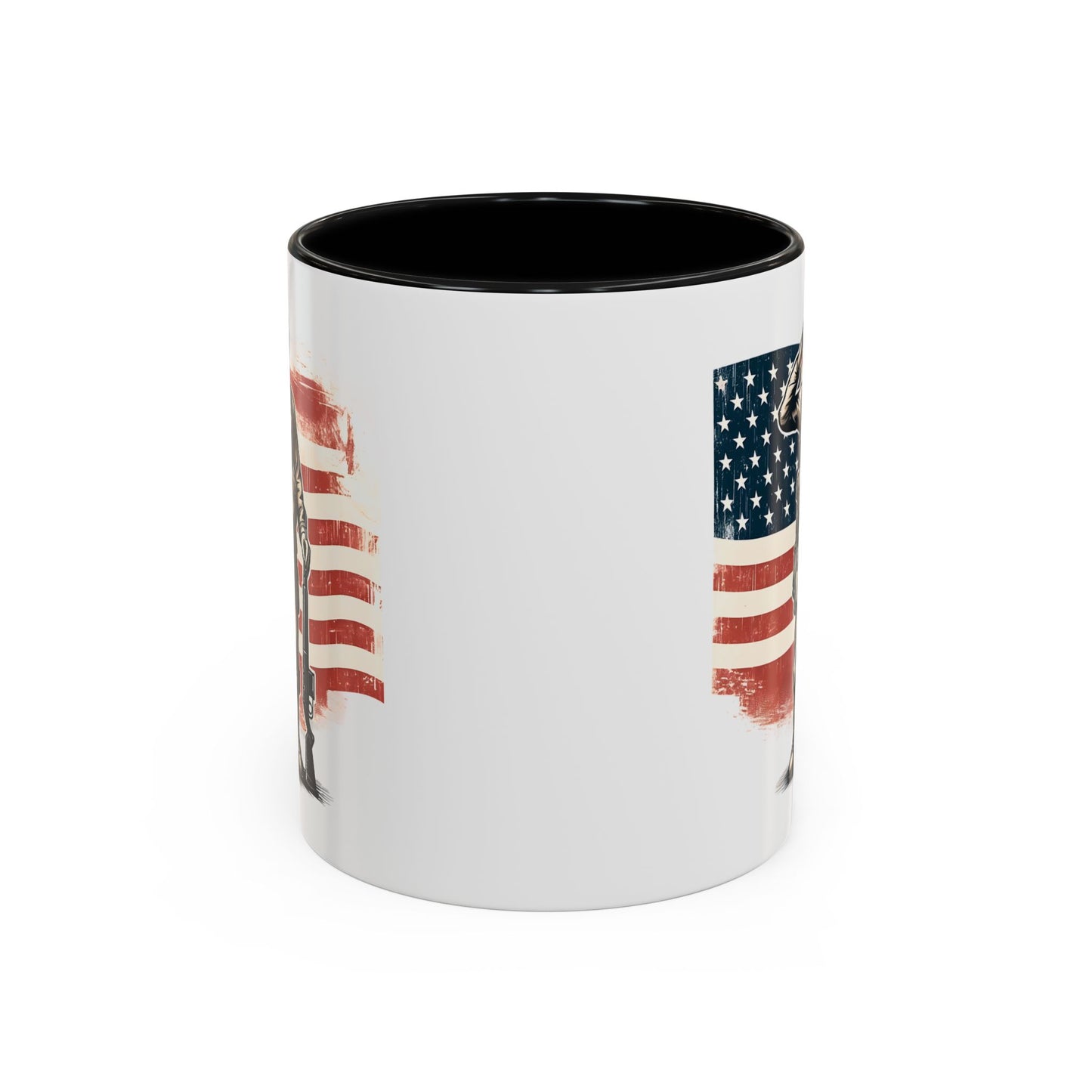 4th of July Mug - American Soldier Flag