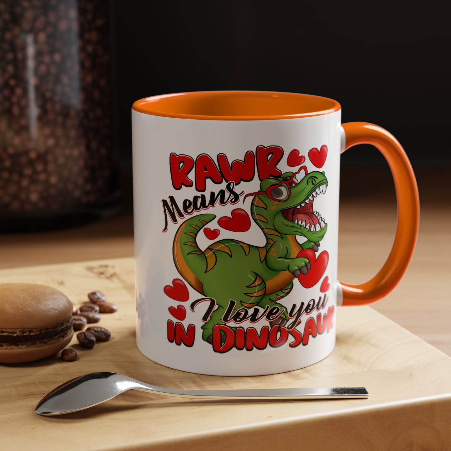 Anniversary Mug - Rawr Means I Love You