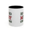 Christmas Mug - Ho Ho Ho Merry Christmas Green & Red Text 2