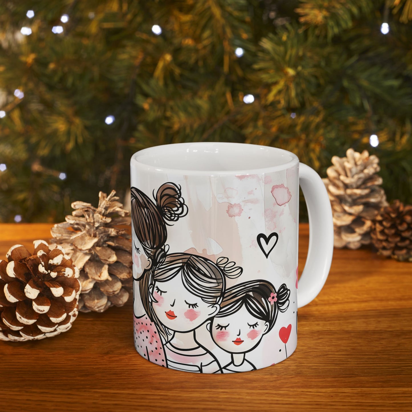 Mother's Day Mug - Mom & Daughters