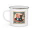 4th of July Mug - America Hat Stamp