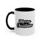 Christmas Mug - Merry Christmas White Black & Grey Text