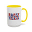 4th of July Mug - Happy Birthday America Retro
