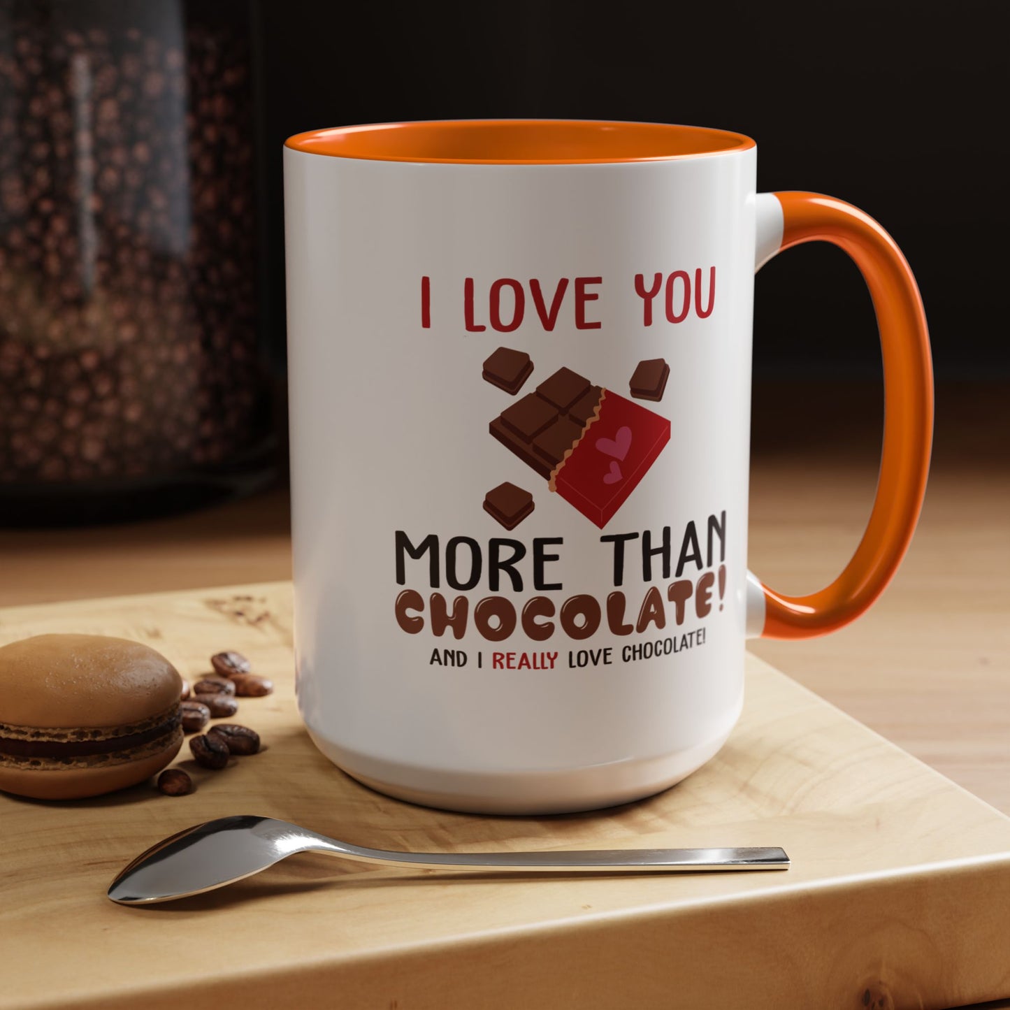 Anniversary Mug - I Love You More Than Chocolate